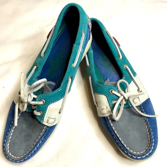 Sebago Shoes Sebago Dockside Multicolor Boat Leather Shoes